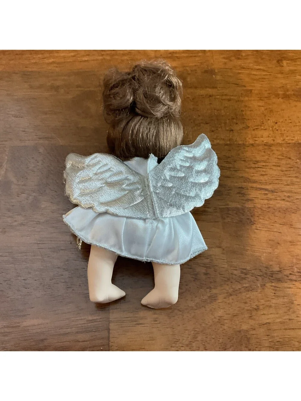 Classic Creations Porcelain Birthstone Angel doll with Gray Wings